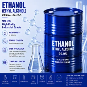 anhydrous ethanol | high purity industrial grade | cas 64 17 5 | purity ≥99.9% | pharmaceutical extraction disinfectant export