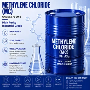 methylene chloride (mc) | high purity industrial grade | cas 75 09 2 | purity ≥99.9% | fast drying cleaning & extraction solvent export