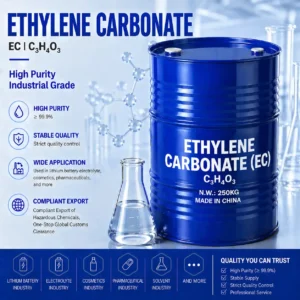 ethylene carbonate ec | high purity electronic grade | cas 96 49 1 | purity ≥99.9% | lithium battery electrolyte solvent export