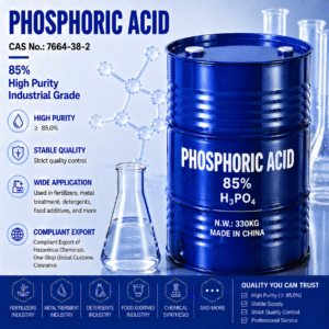 Phosphoric Acid | High Purity Industrial Grade | CAS 7664-38-2 | Purity ≥85% | Electroplating Rust Remover Water Treatment Chemical Export