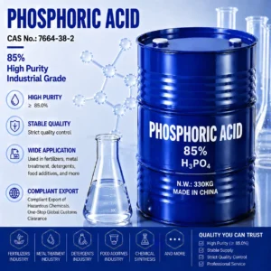 phosphoric acid | high purity industrial grade | cas 7664 38 2 | purity ≥85% | electroplating rust remover water treatment chemical export