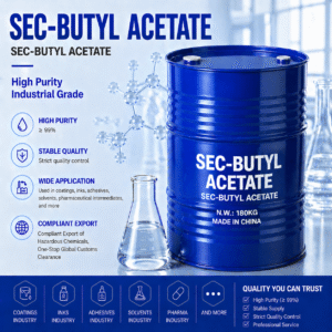sec butyl acetate | high purity industrial grade | cas 105 45 3 | purity ≥99.9% | low odor eco solvent for coating & ink export
