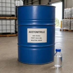 Hazardous Chemical Supplier from China Acetonitrile industrial grade drum, CAS 75-05-8, purity 99.9% min., supplied by Xinchen