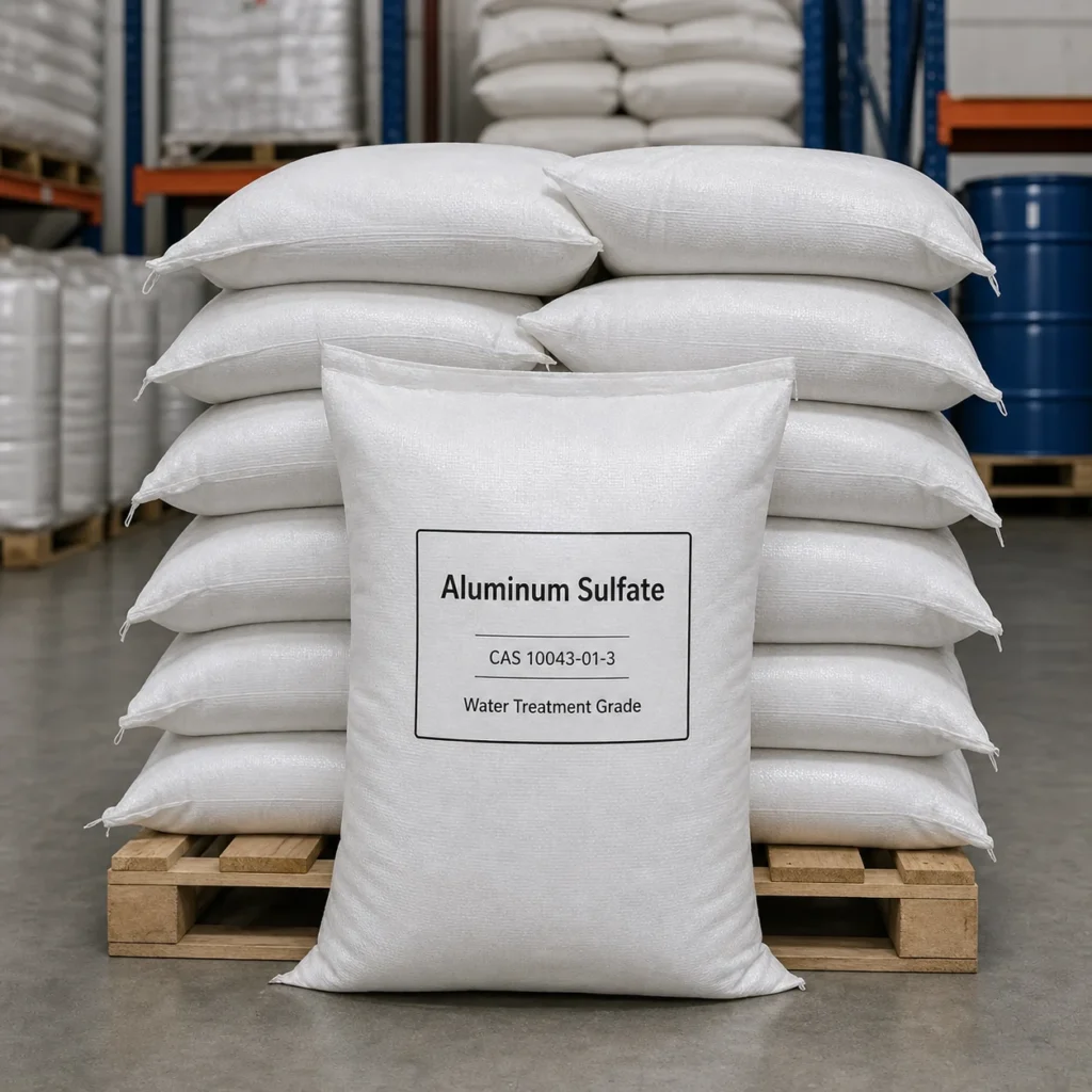 Aluminum Sulfate CAS 10043-01-3 water treatment grade water treatment and papermaking chemical from Xinchen