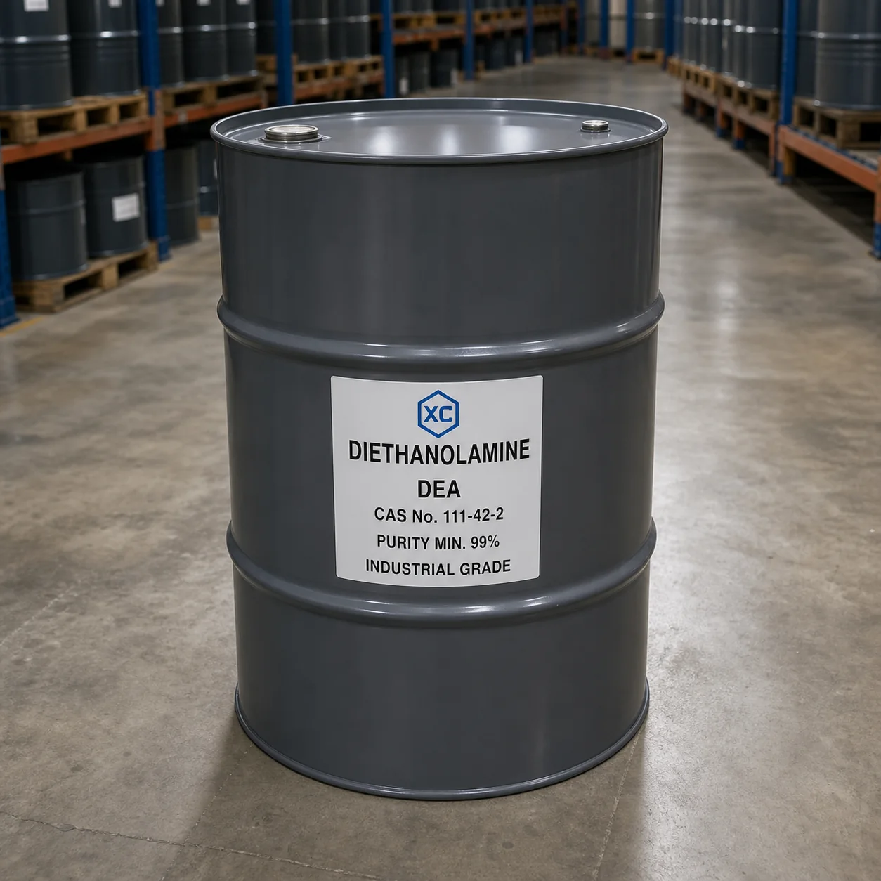 Diethanolamine DEA Industrial Grade CAS 111-42-2 Diethanolamine DEA industrial grade 200L steel drum CAS 111-42-2 purity min 99%