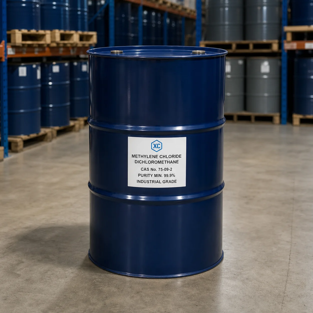 Methylene Chloride Industrial Grade CAS 75-09-2 Methylene Chloride Dichloromethane industrial grade 200L steel drum CAS 75-09-2 purity min 99.9%